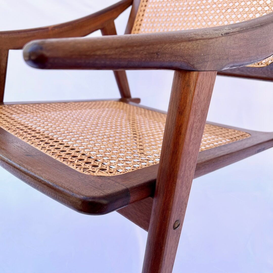 TEAK ARMCHAIR BY MICHEL DUCAROY FOR SNA ROSET, FRANCE, 1952 – Image 10