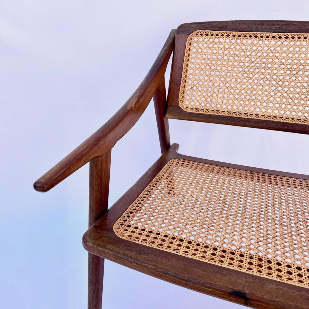 TEAK ARMCHAIR BY MICHEL DUCAROY FOR SNA ROSET, FRANCE, 1952 – Image 22