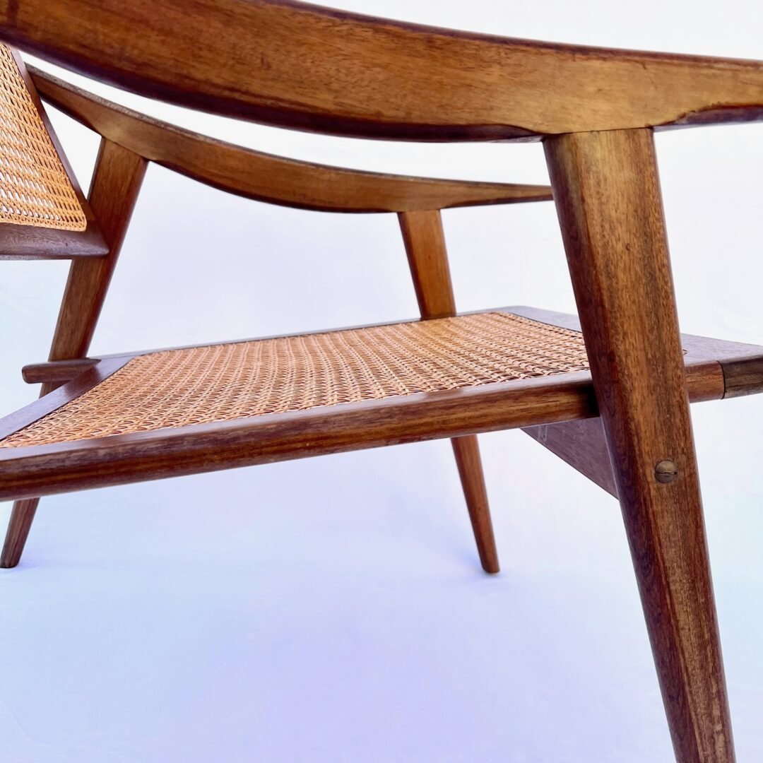 TEAK ARMCHAIR BY MICHEL DUCAROY FOR SNA ROSET, FRANCE, 1952 – Image 8