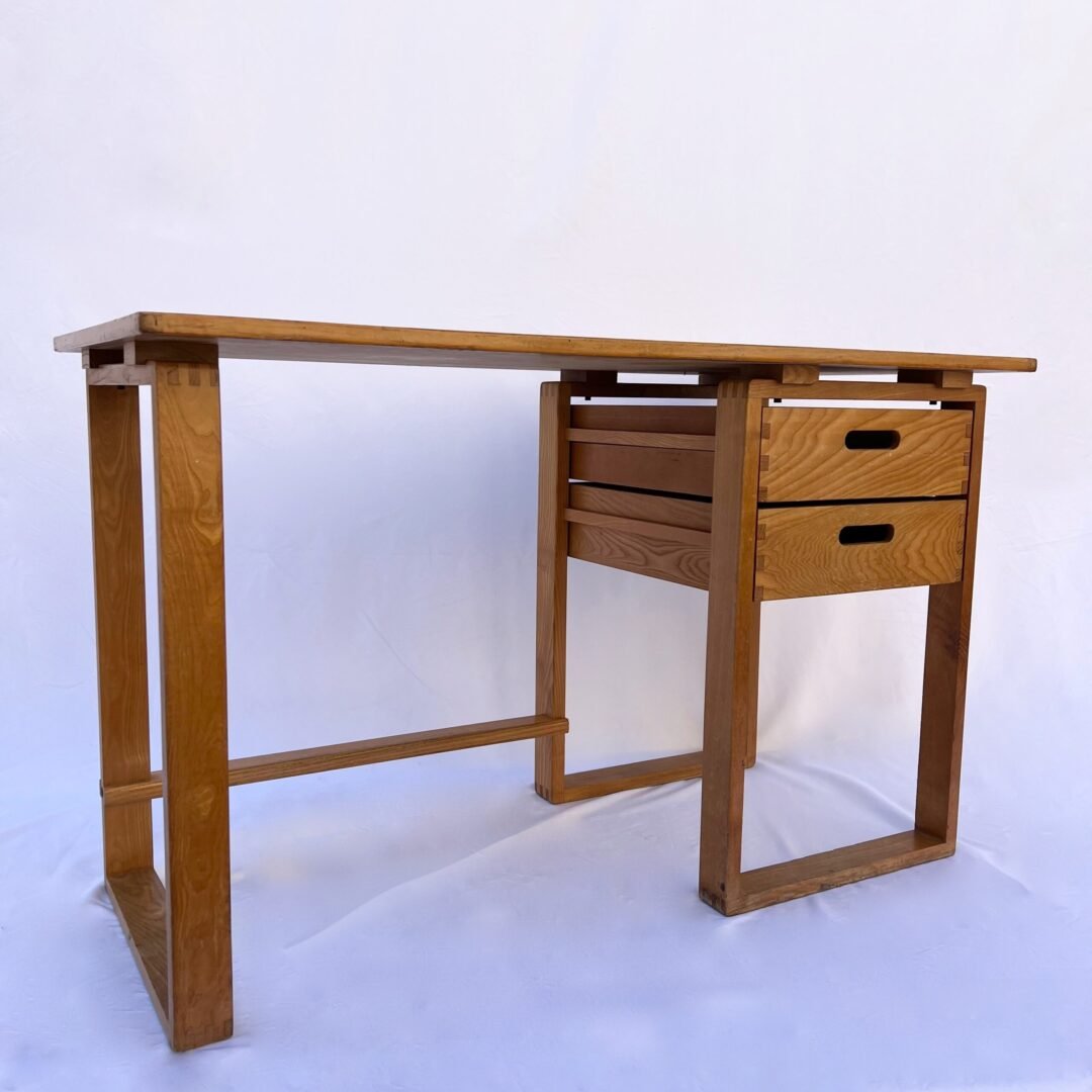 ARCHITECT'S DESK MADE OF PINE WOOD, 1970s – Image 8