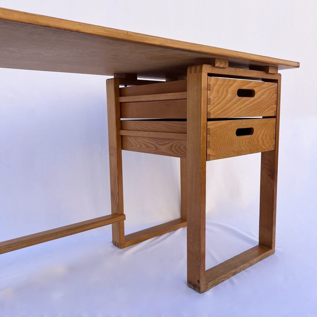 ARCHITECT'S DESK MADE OF PINE WOOD, 1970s – Image 2