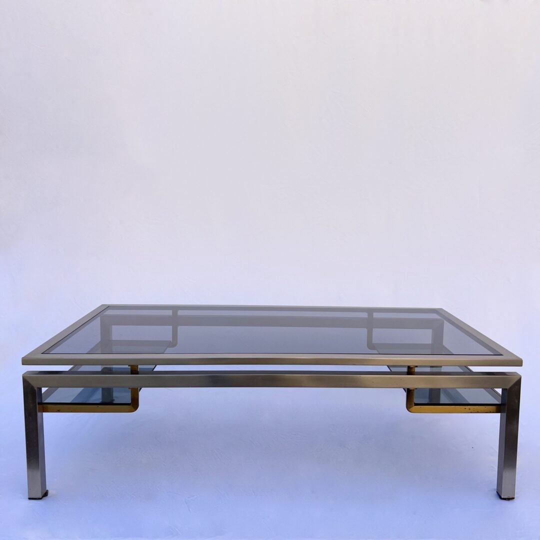 GUY LEFÈVRE COFFEE TABLE FOR MAISON JANSEN, 1970s