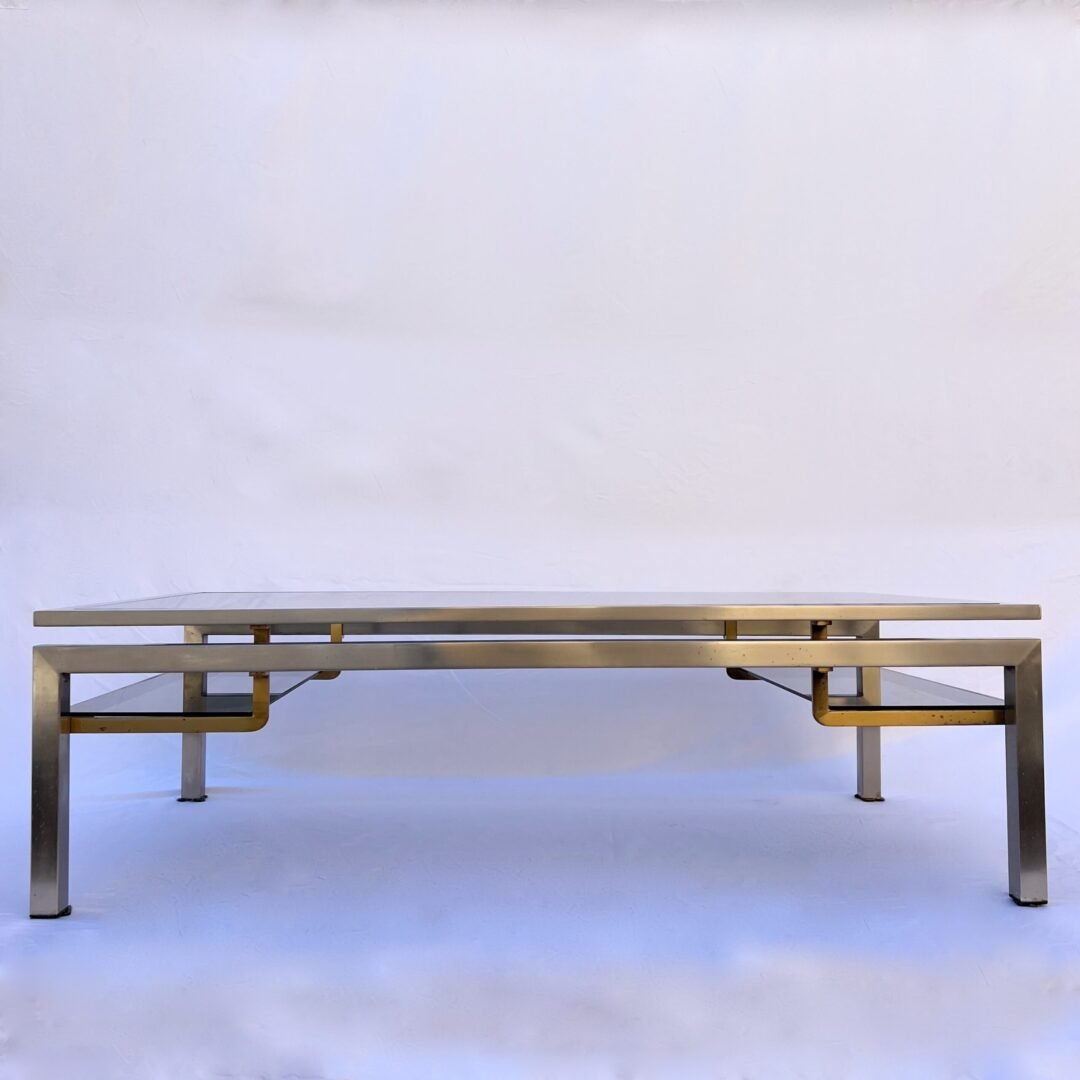 GUY LEFÈVRE COFFEE TABLE FOR MAISON JANSEN, 1970s – Image 4