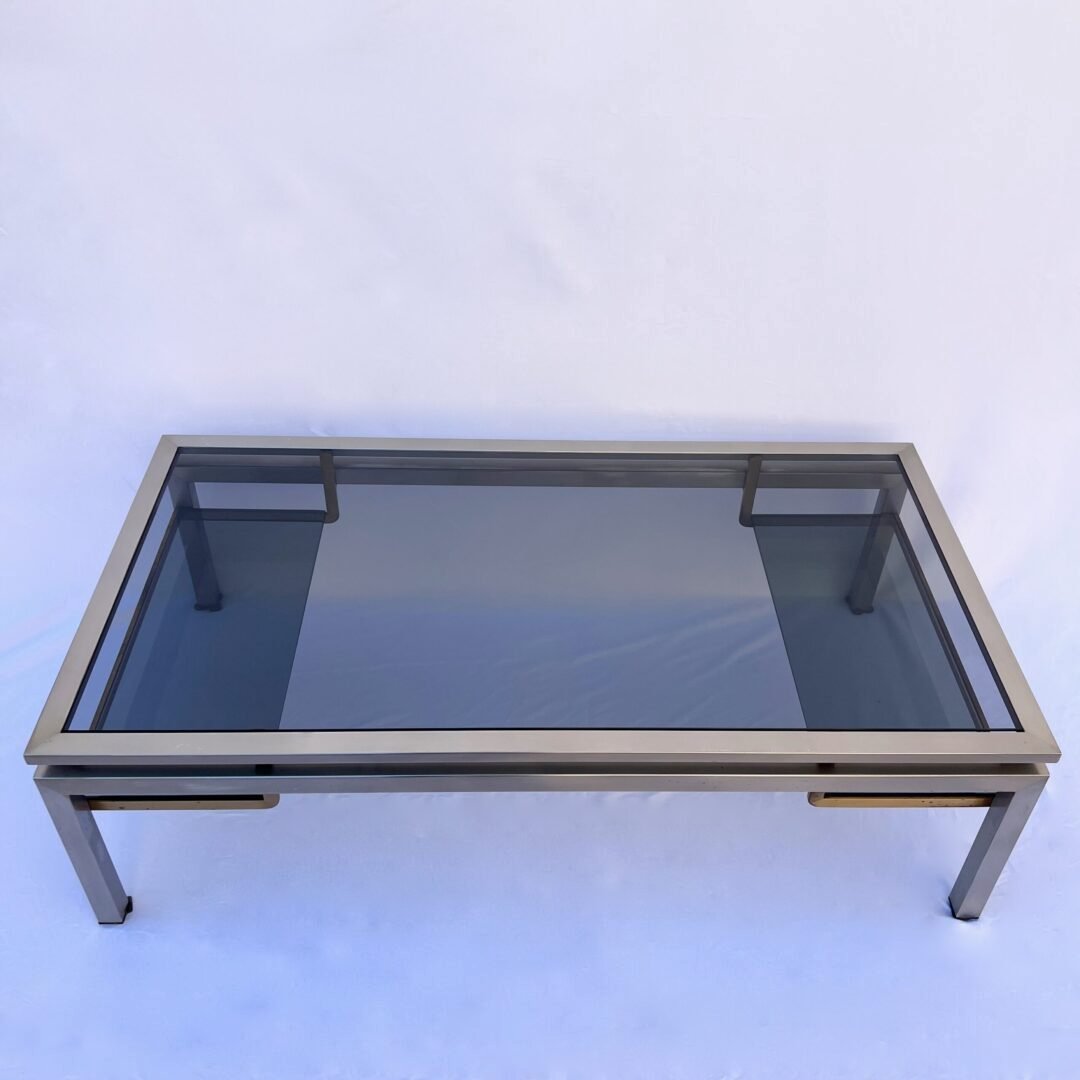 GUY LEFÈVRE COFFEE TABLE FOR MAISON JANSEN, 1970s – Image 3