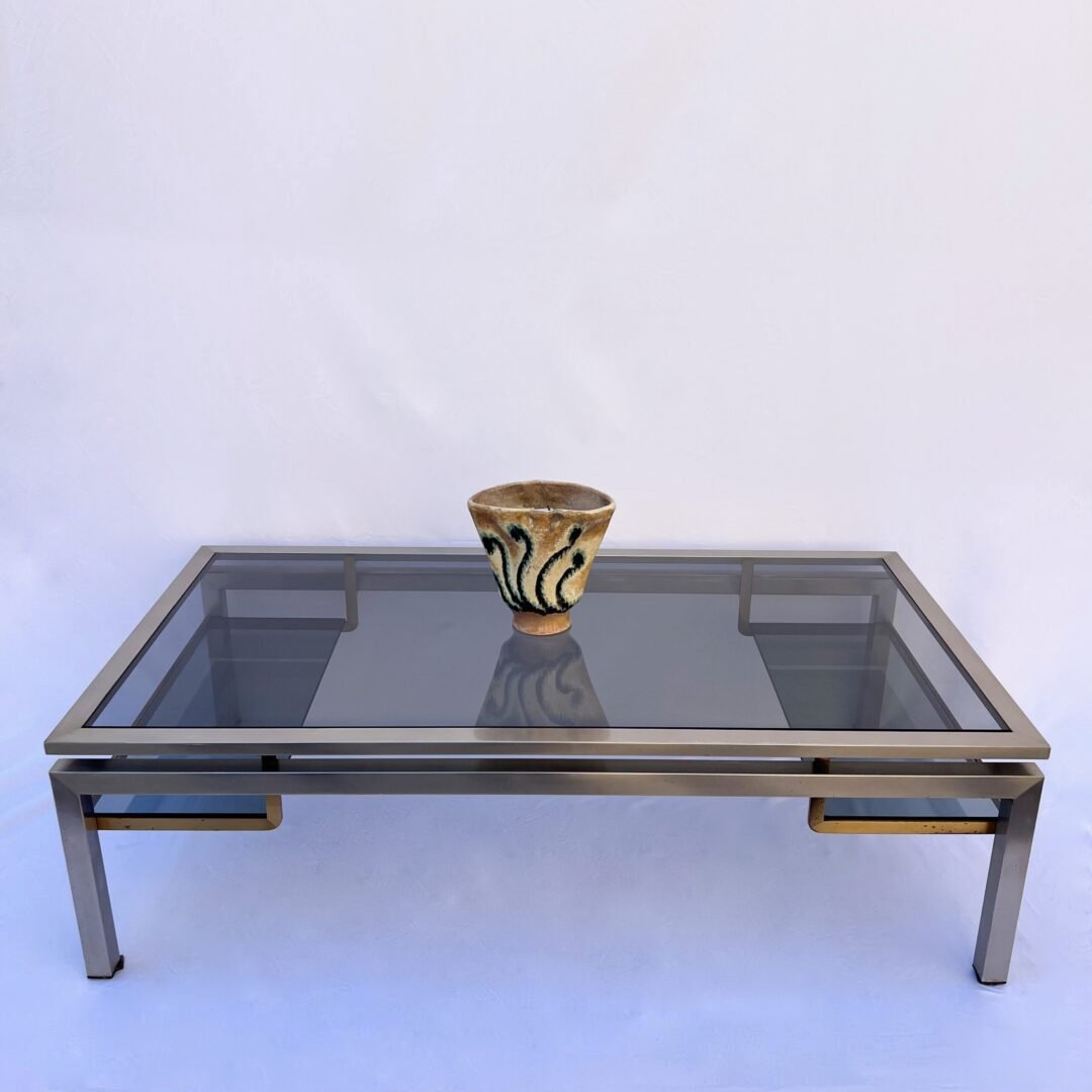 GUY LEFÈVRE COFFEE TABLE FOR MAISON JANSEN, 1970s – Image 2