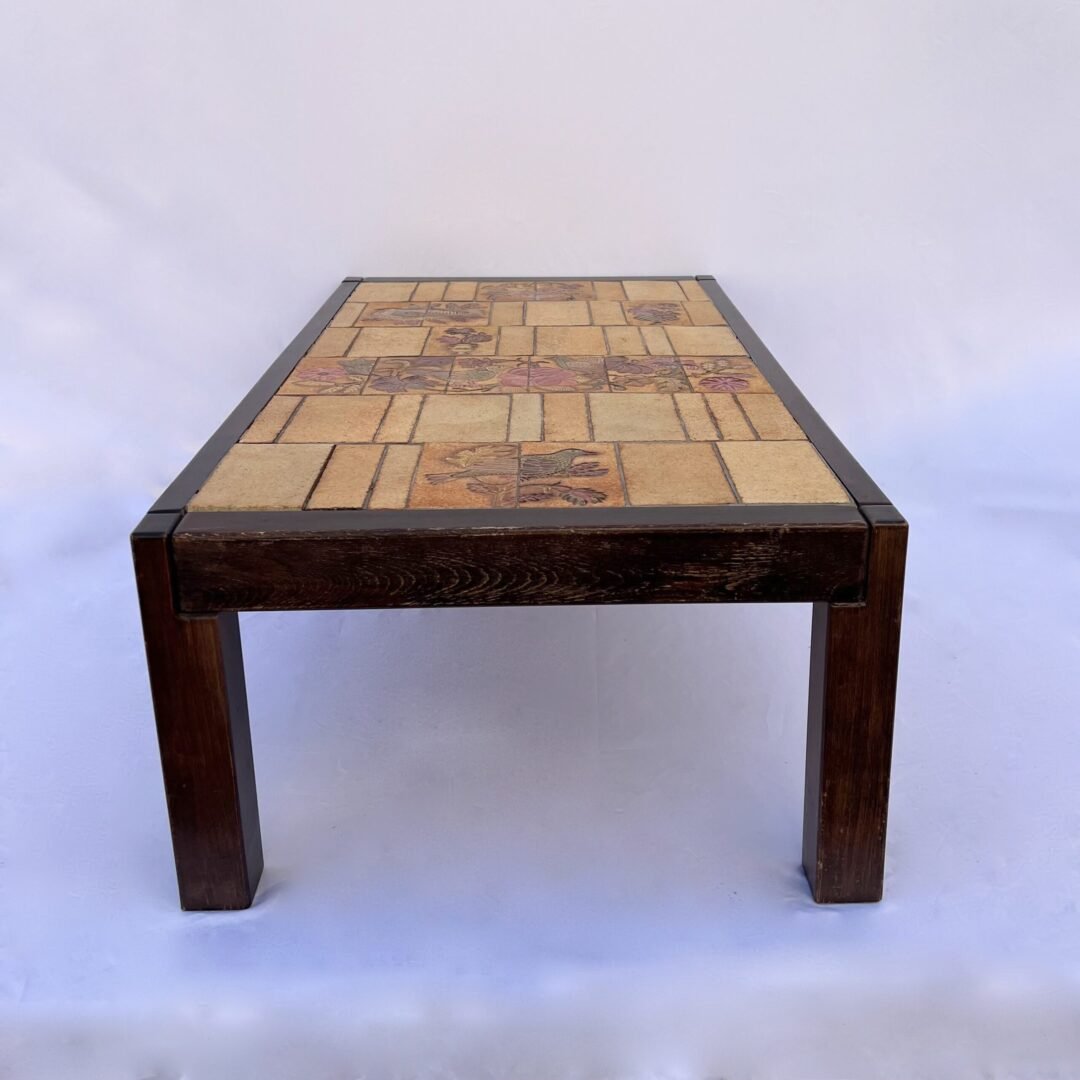 CERAMIC COFFEE TABLE BY RAYMONDE LEDUC, VALLAURIS 1960 – Image 8