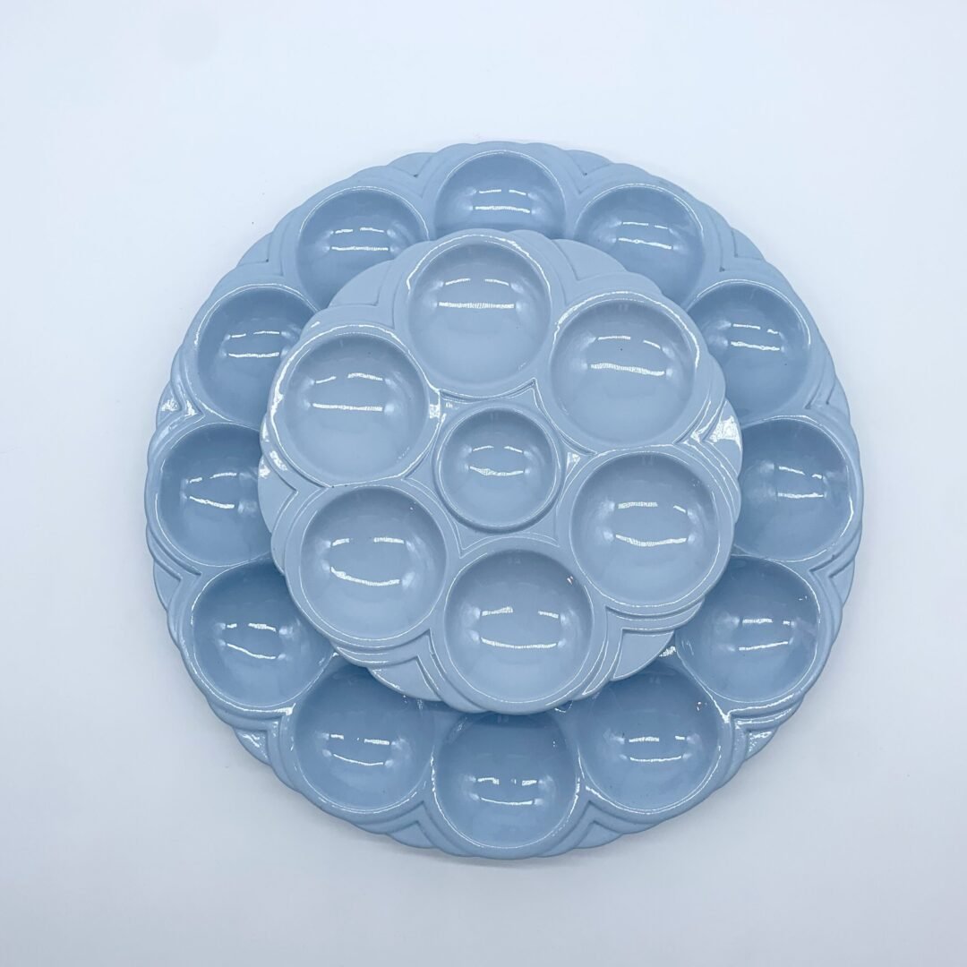 SET ASSIETTES ET PLAT EN CÉRAMIQUE "SARREGUEMINES" 1930s – Image 20