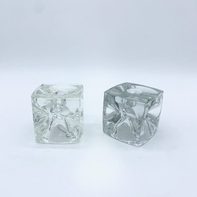 PAIRE DE BOUGEOIR EN VERRE PAR RUDOLF JURNKL, 1960 – Image 13