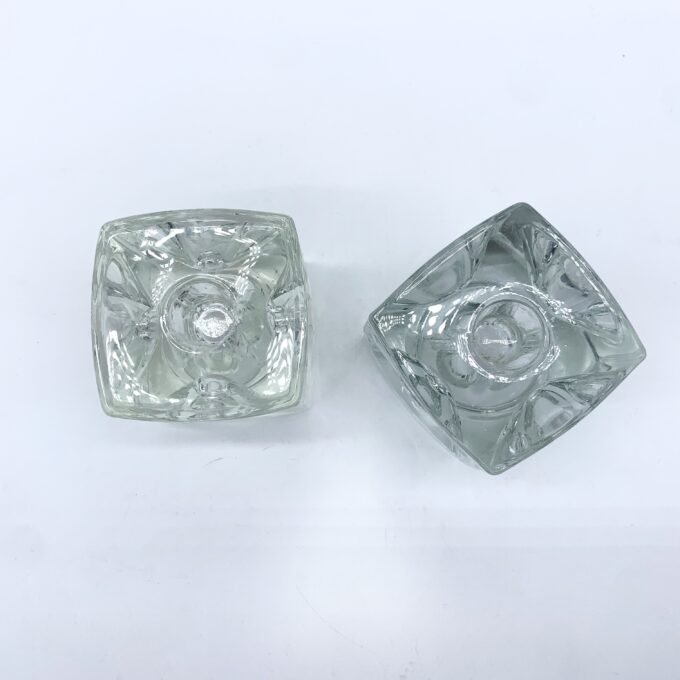 PAIRE DE BOUGEOIR EN VERRE PAR RUDOLF JURNKL, 1960 – Image 9