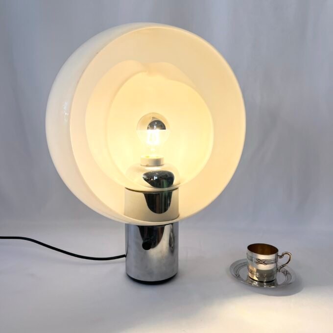 GRANDE LAMPE "MOON" PAR ANDRÉ RICARD POUR METALARTE, 1960s. SPAIN – Image 11
