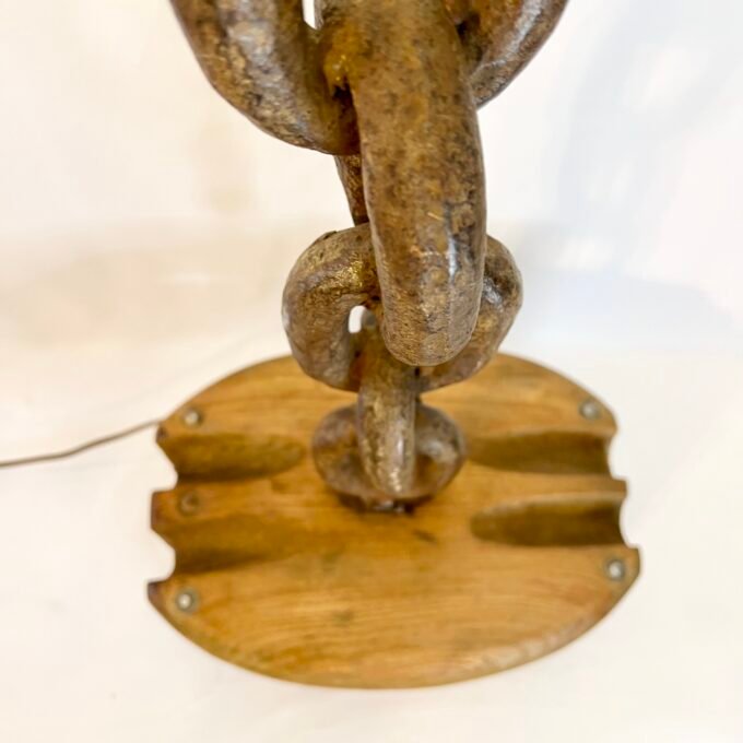 LAMPADAIRE BRUTALISTE "PIECE UNIQUE", 1950s – Image 11