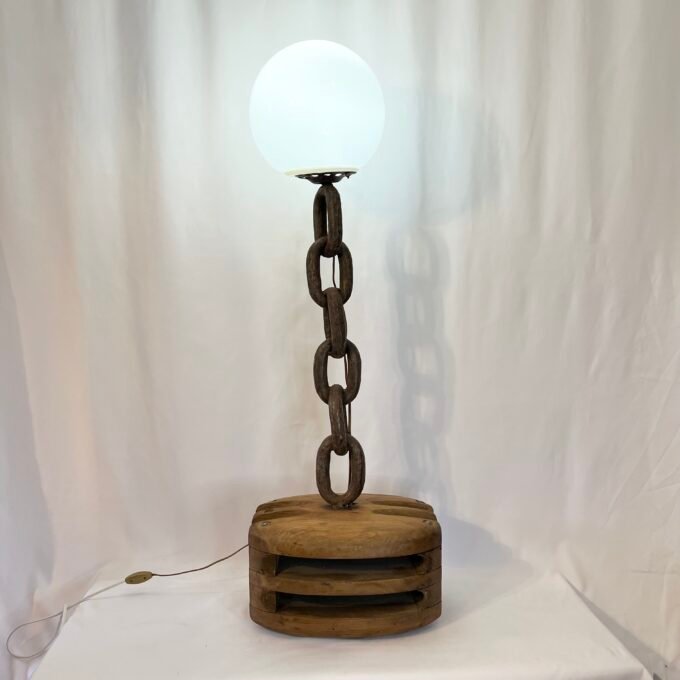 LAMPADAIRE BRUTALISTE "PIECE UNIQUE", 1950s – Image 9