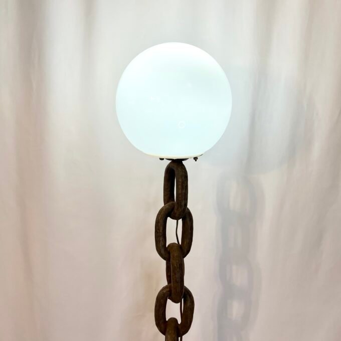 LAMPADAIRE BRUTALISTE "PIECE UNIQUE", 1950s – Image 4