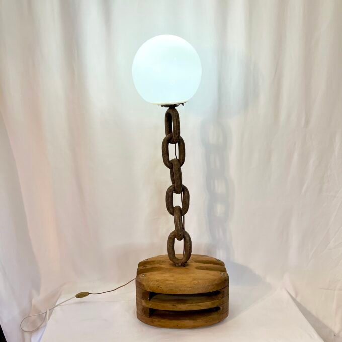 LAMPADAIRE BRUTALISTE "PIECE UNIQUE", 1950s – Image 3