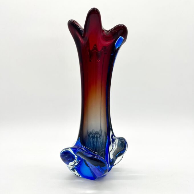 GRAND VASE MURAN0 ROUGE/BLEU, 1960