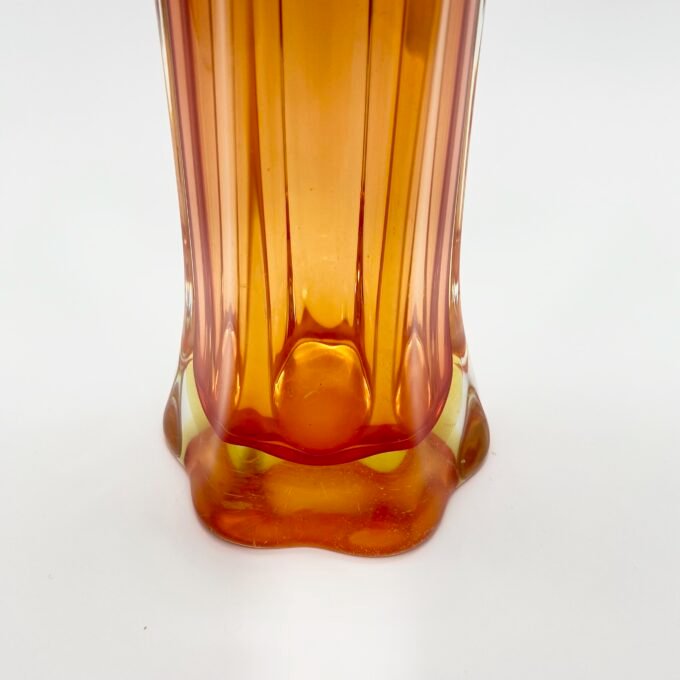 GRAND VASE MURANO ROUGE/JAUNE 1960 – Image 11