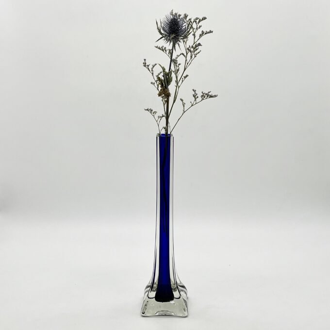 SOLIFLORE BLEU COBLAT, MURANO, 1960-70