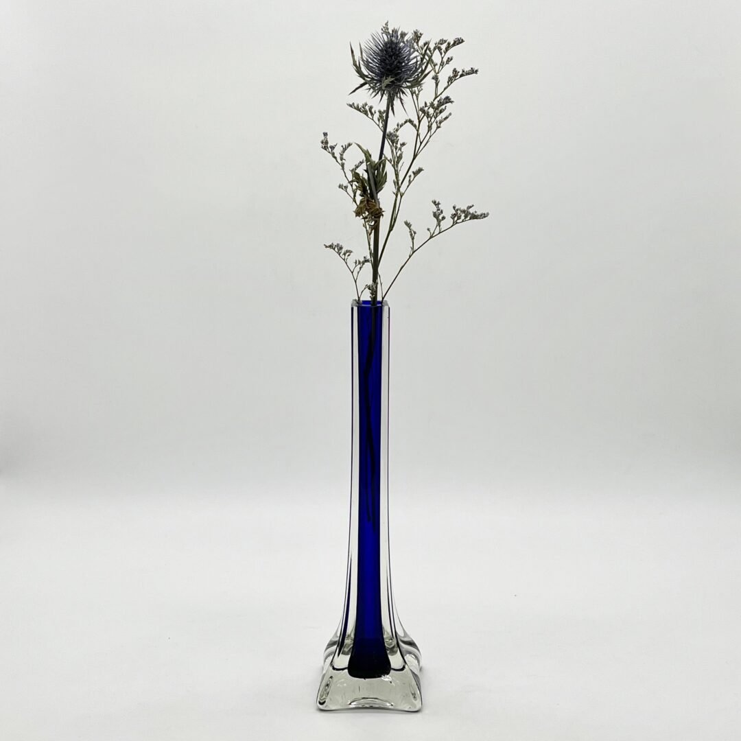 SOLIFLORE BLEU COBLAT, MURANO, 1960-70