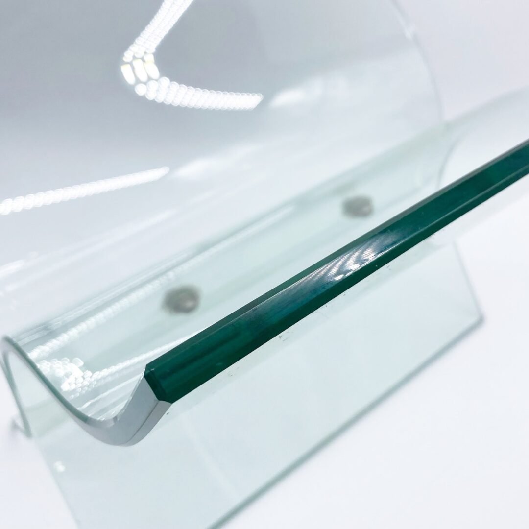 PORTE-REVUES XXL / VERRE TREMPÉ, 1980s, ITALY – Image 11