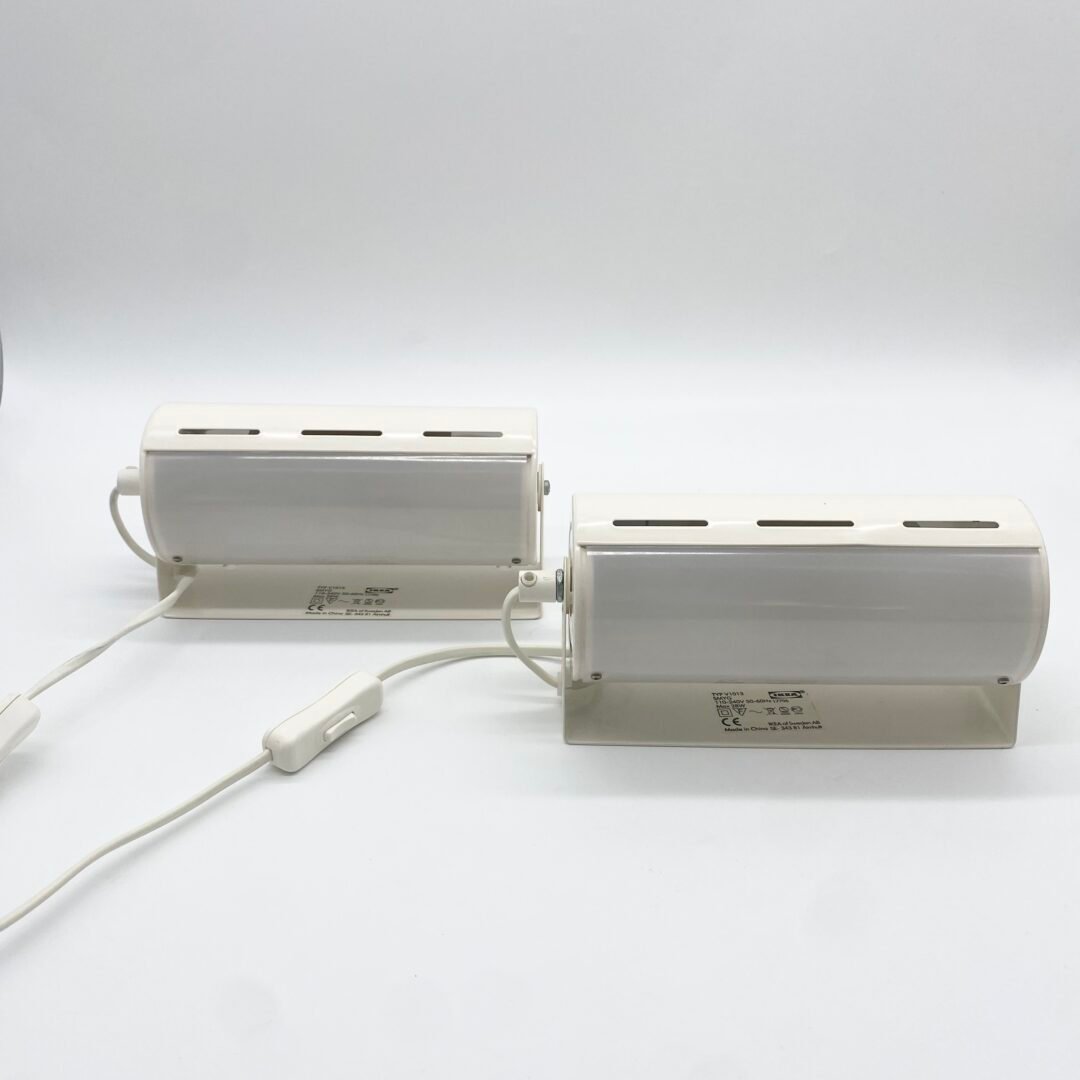 PAIRE D’APPLIQUES IKEA V1013 / "SMYG" – 1990s