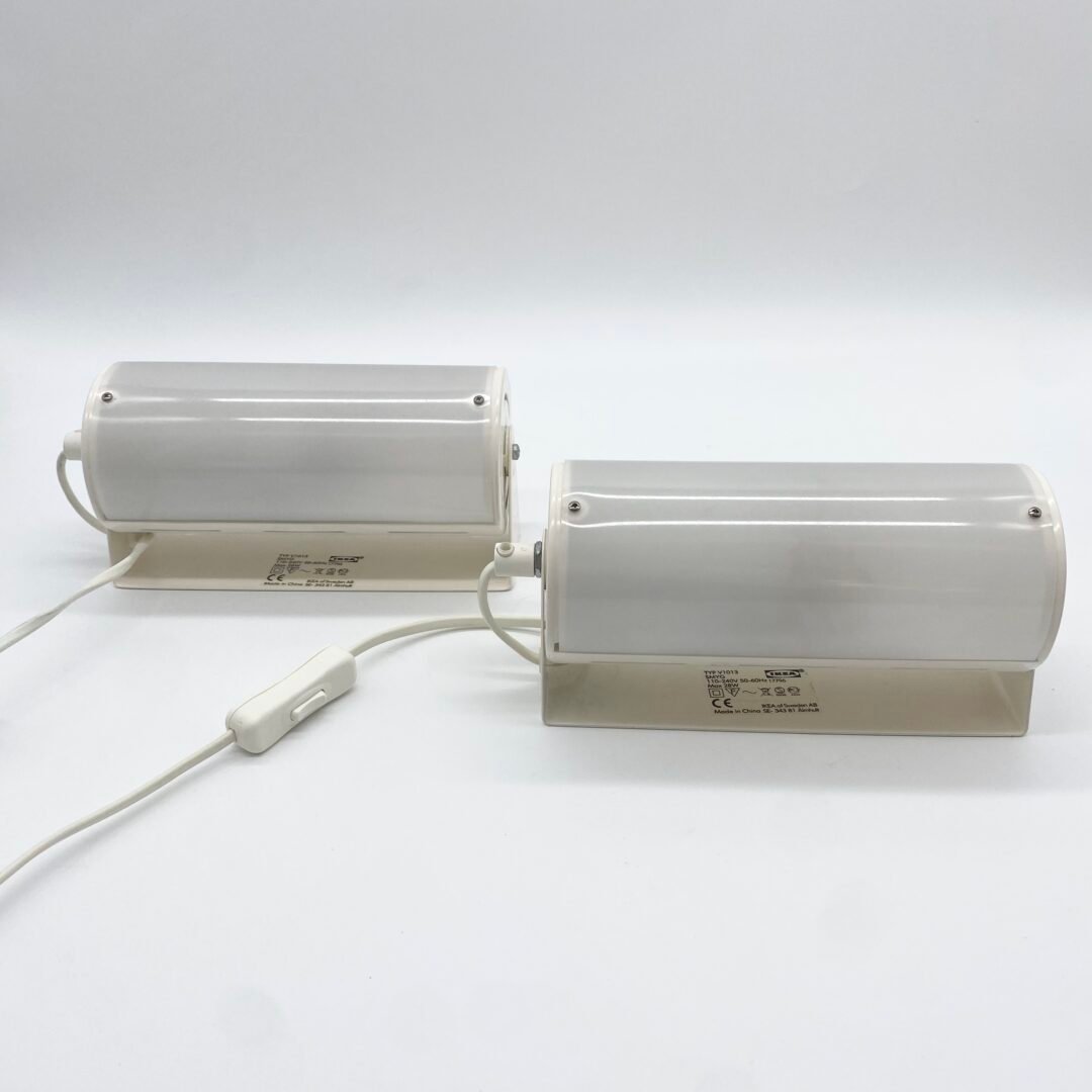 PAIRE D’APPLIQUES IKEA V1013 / "SMYG" – 1990s – Image 5