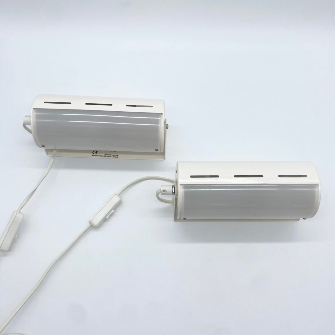 PAIRE D’APPLIQUES IKEA V1013 / "SMYG" – 1990s – Image 7