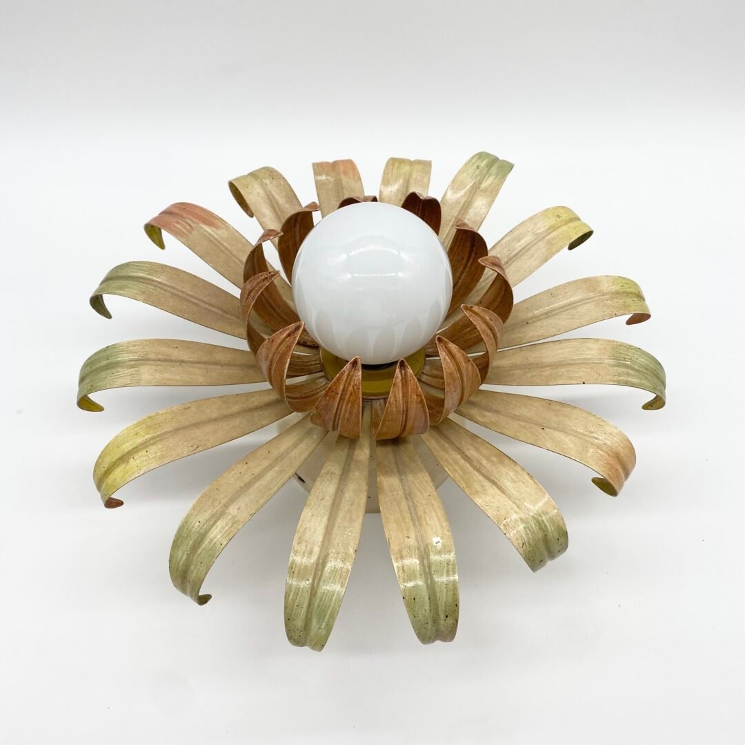 APPLIQUE MURALE "FLEUR" FER FORGÉ  — 1960s – Image 5