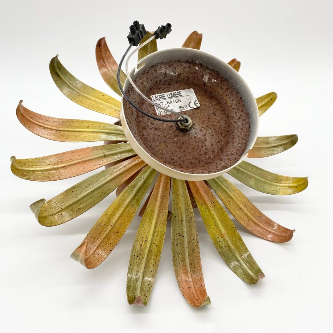 APPLIQUE MURALE "FLEUR" FER FORGÉ  — 1960s – Image 9