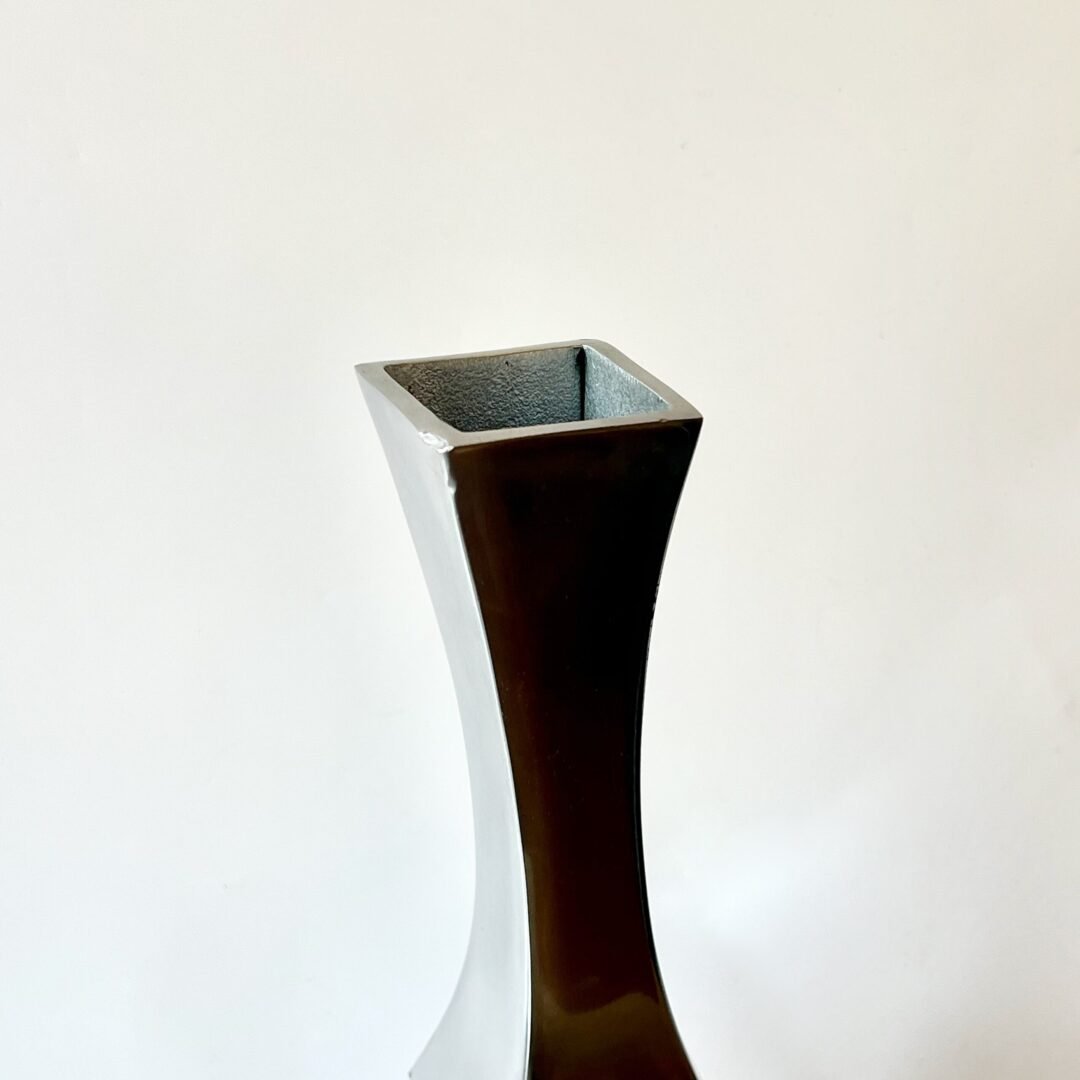VASE "TOTEM" XXL / FONTE D’ALUMINIUM – 1980s – Image 3