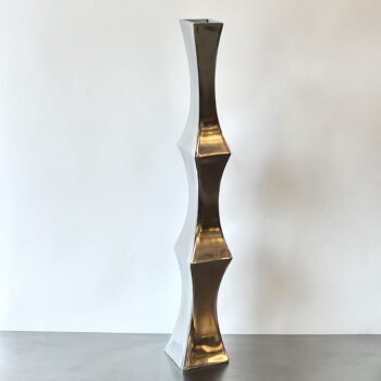 VASE "TOTEM" XXL / FONTE D’ALUMINIUM – 1980s