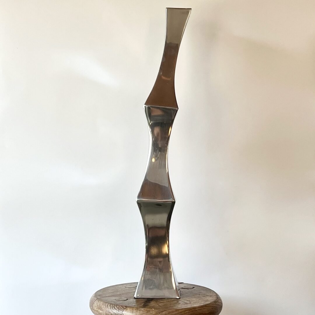 VASE "TOTEM" XXL / FONTE D’ALUMINIUM – 1980s – Image 7