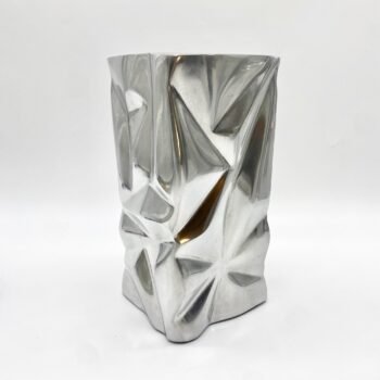 VASE "FROISSÉ" / FONTE D’ALUMINIUM – 1970s
