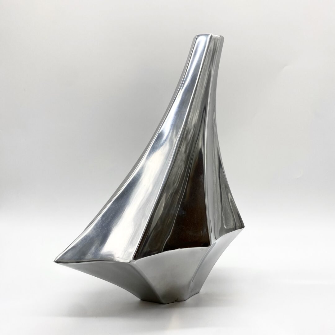 VASE "OVNI" / FONTE D’ALUMINIUM – 1970s 