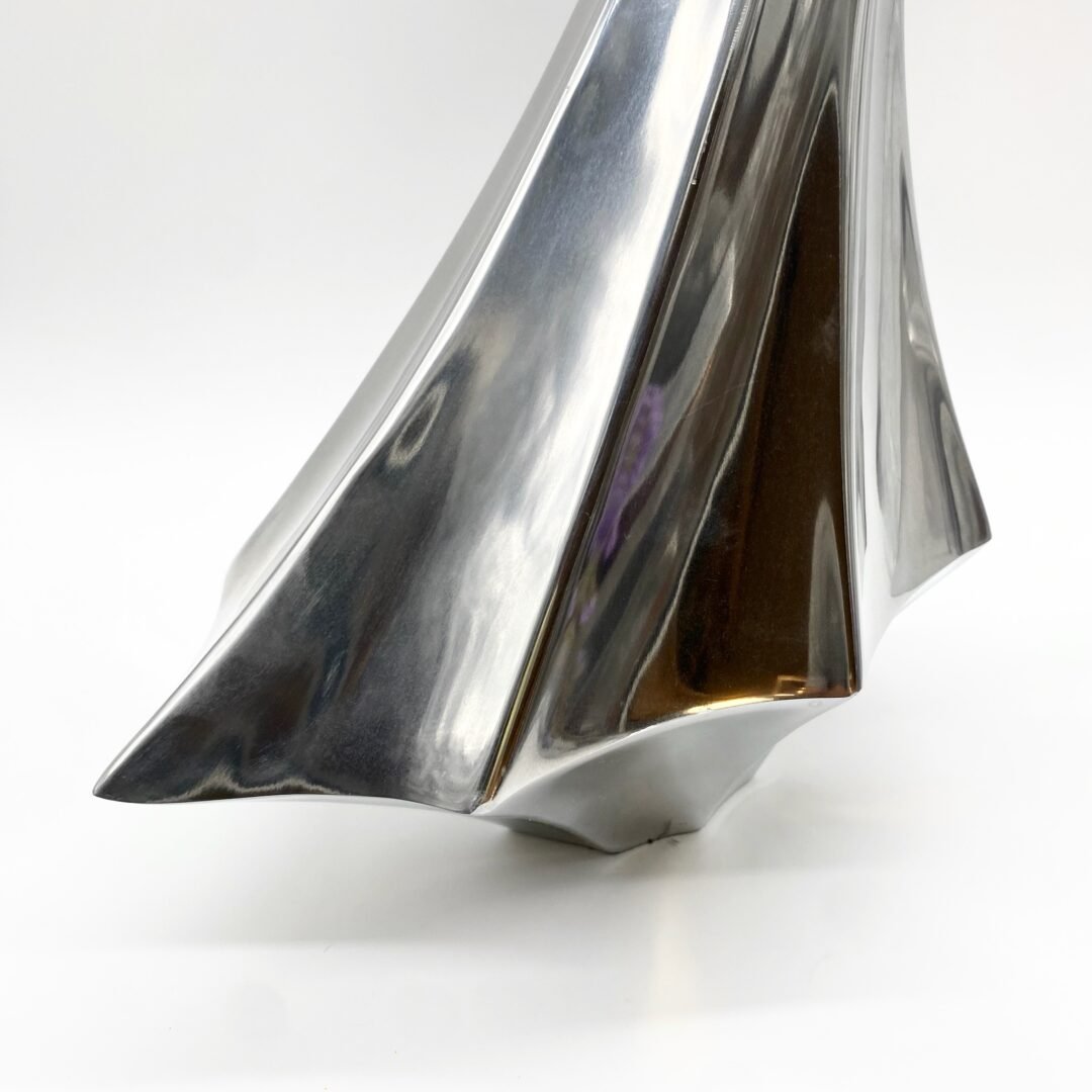VASE "OVNI" / FONTE D’ALUMINIUM – 1970s  – Image 7