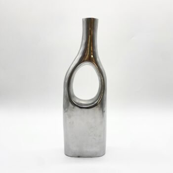 VASE MODERNISTE / FONTE D’ALUMINIUM – 1970s