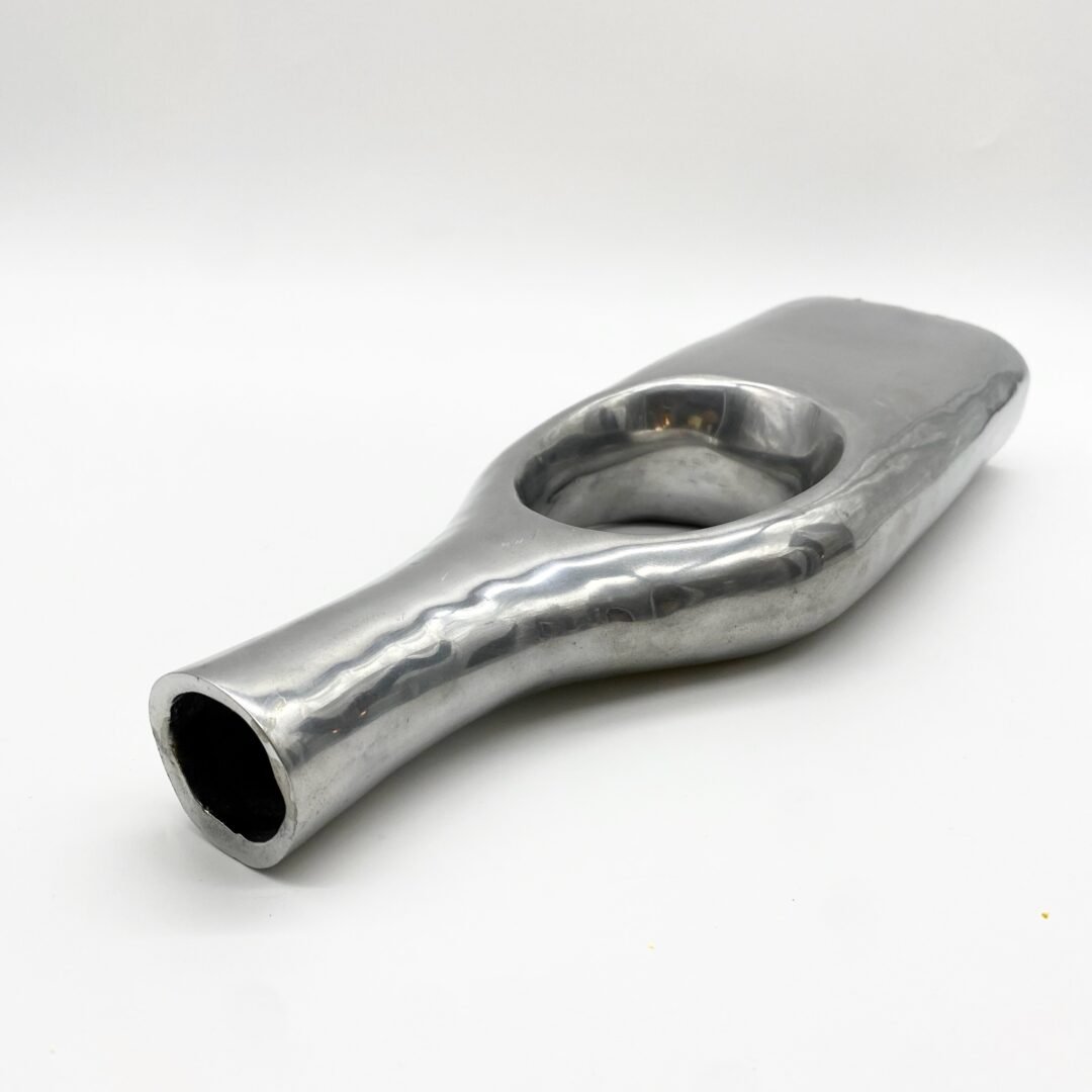 VASE MODERNISTE / FONTE D’ALUMINIUM – 1970s – Image 11