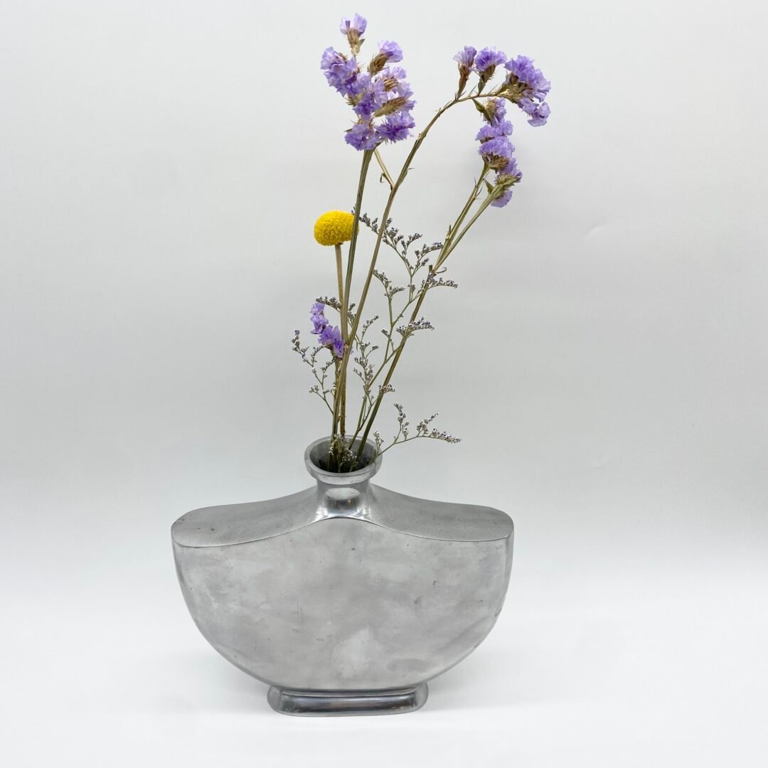 VASE « COQUILLAGE » / FONTE D’ALUMINIUM – 1970s – Image 10