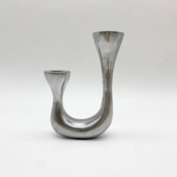 BOUGEOIR BIOMORPHIQUE / FONTE D'ALU, 1980