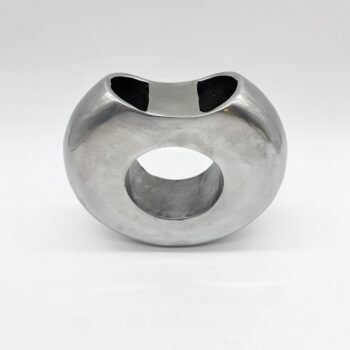 VASE "DONUT" / FONTE D’ALUMINIUM – 1980s