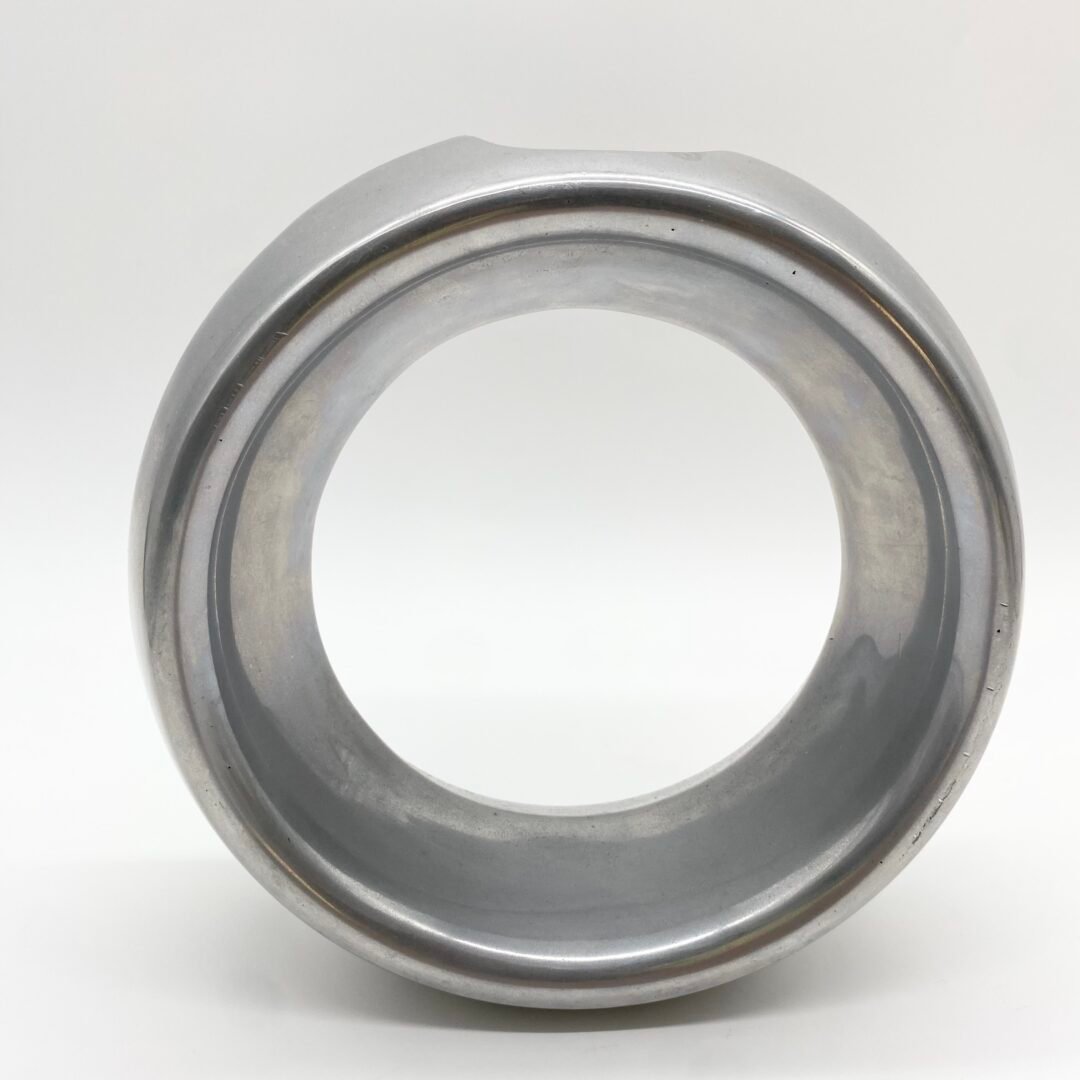 VASE "WHEEL" / FONTE D’ALUMINIUM – 1980s – Image 8