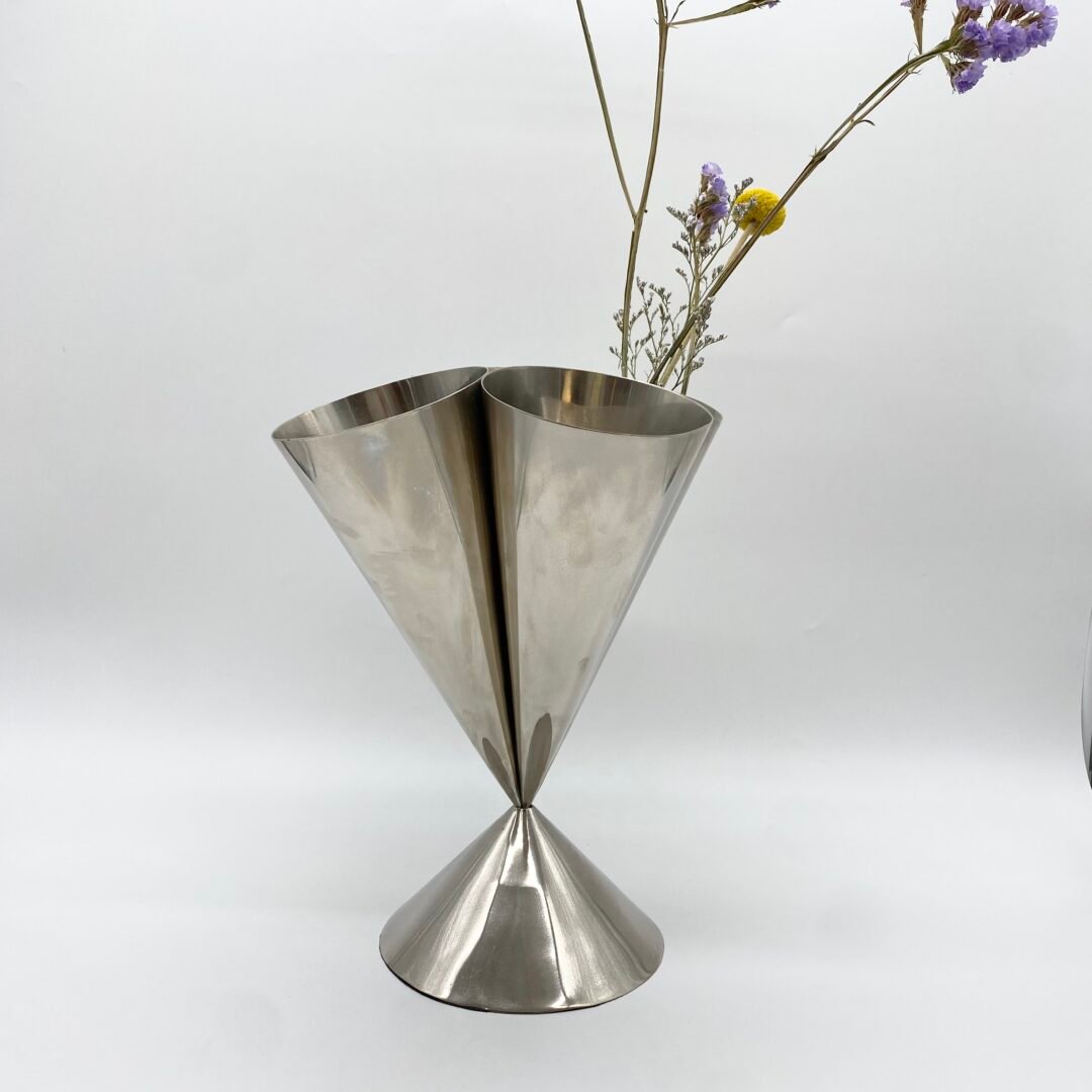 VASE "SPACE AGE" / ALUMINIUM – 1970s – Image 7