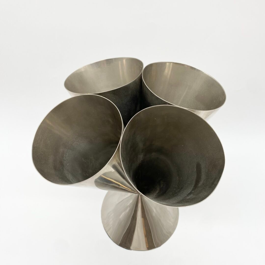 VASE "SPACE AGE" / ALUMINIUM – 1970s – Image 8