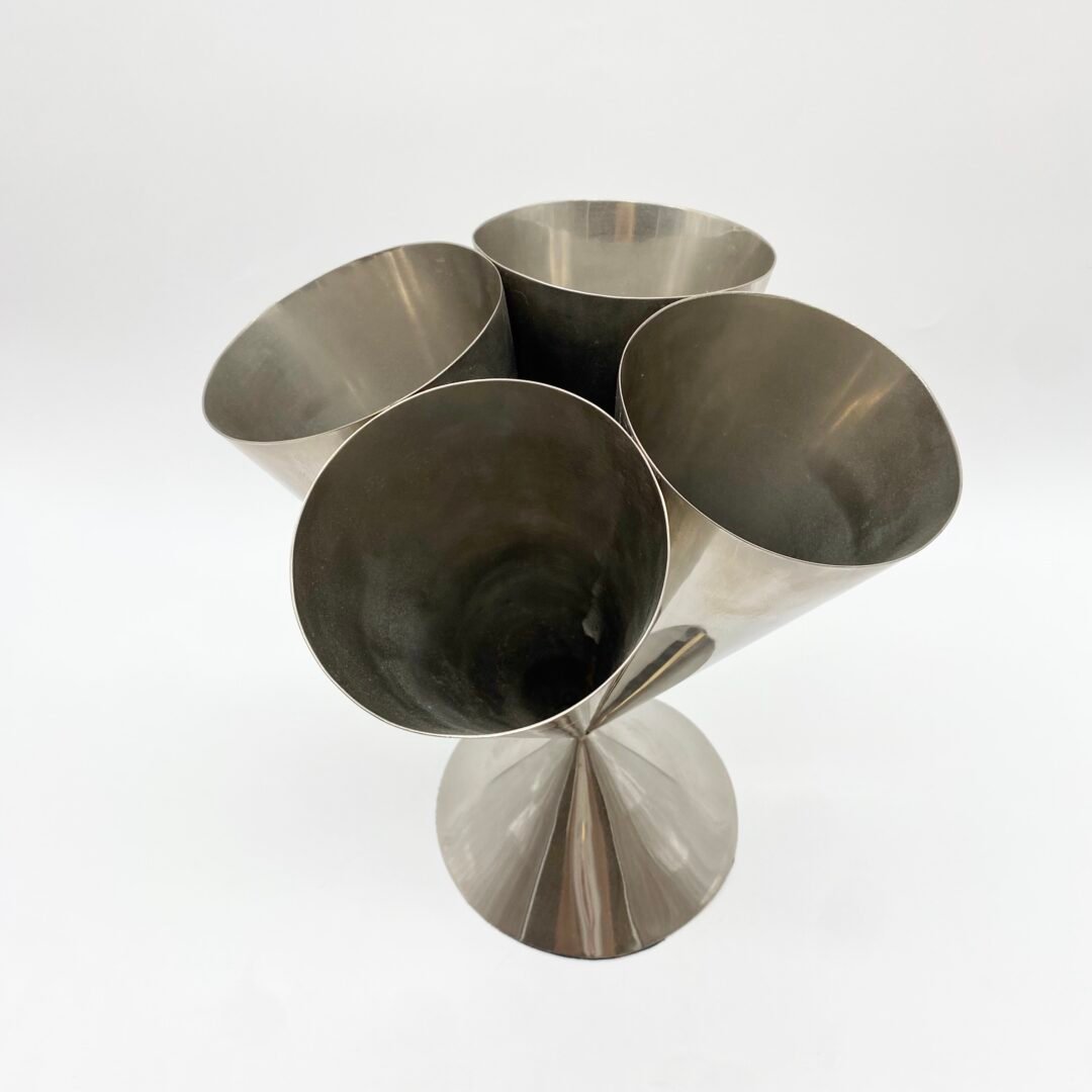 VASE "SPACE AGE" / ALUMINIUM – 1970s – Image 12
