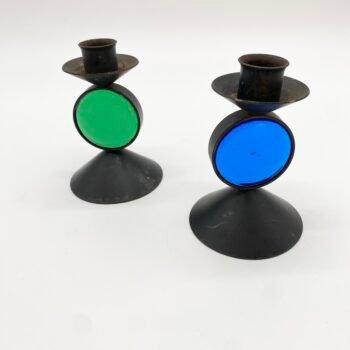 PAIRE DE BOUGEOIRS SUÉDOIS PAR "GUNNAR ANDER" – 1960s