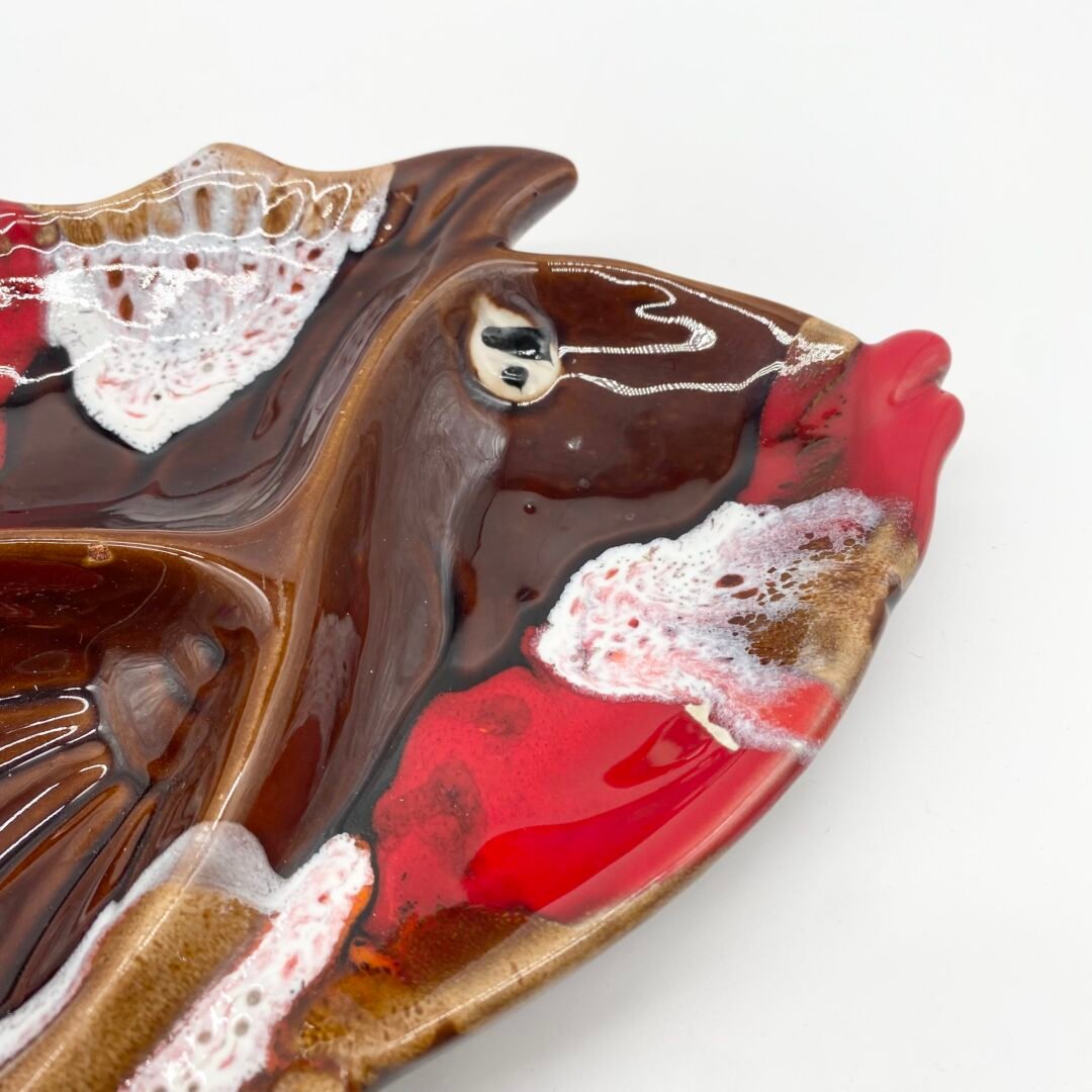 PLAT POISSON / CÉRAMIQUE "VALLAURIS" – 1960s – Image 2