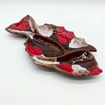 PLAT POISSON / CÉRAMIQUE "VALLAURIS" – 1960s