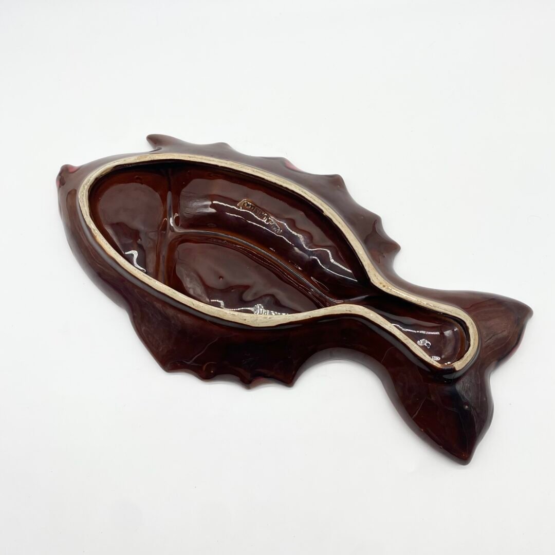 PLAT POISSON / CÉRAMIQUE "VALLAURIS" – 1960s – Image 9