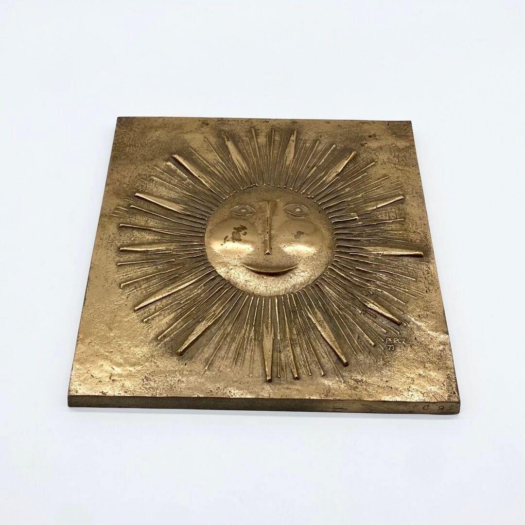 BRONZE "SOLEIL" PAR JÁNOS PERCZ — 1977