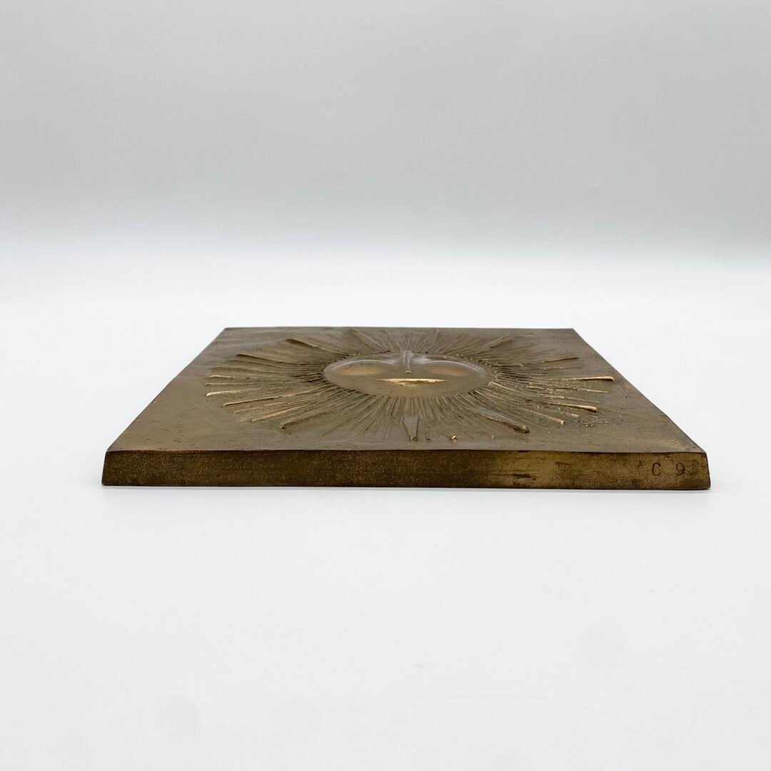 BRONZE "SOLEIL" PAR JÁNOS PERCZ — 1977 – Image 7