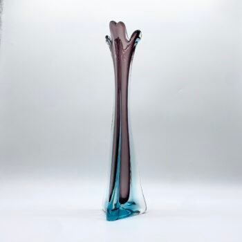 VASE AUBERGINE XXL / "SOMMERSO" — ITALIE 1960/70s